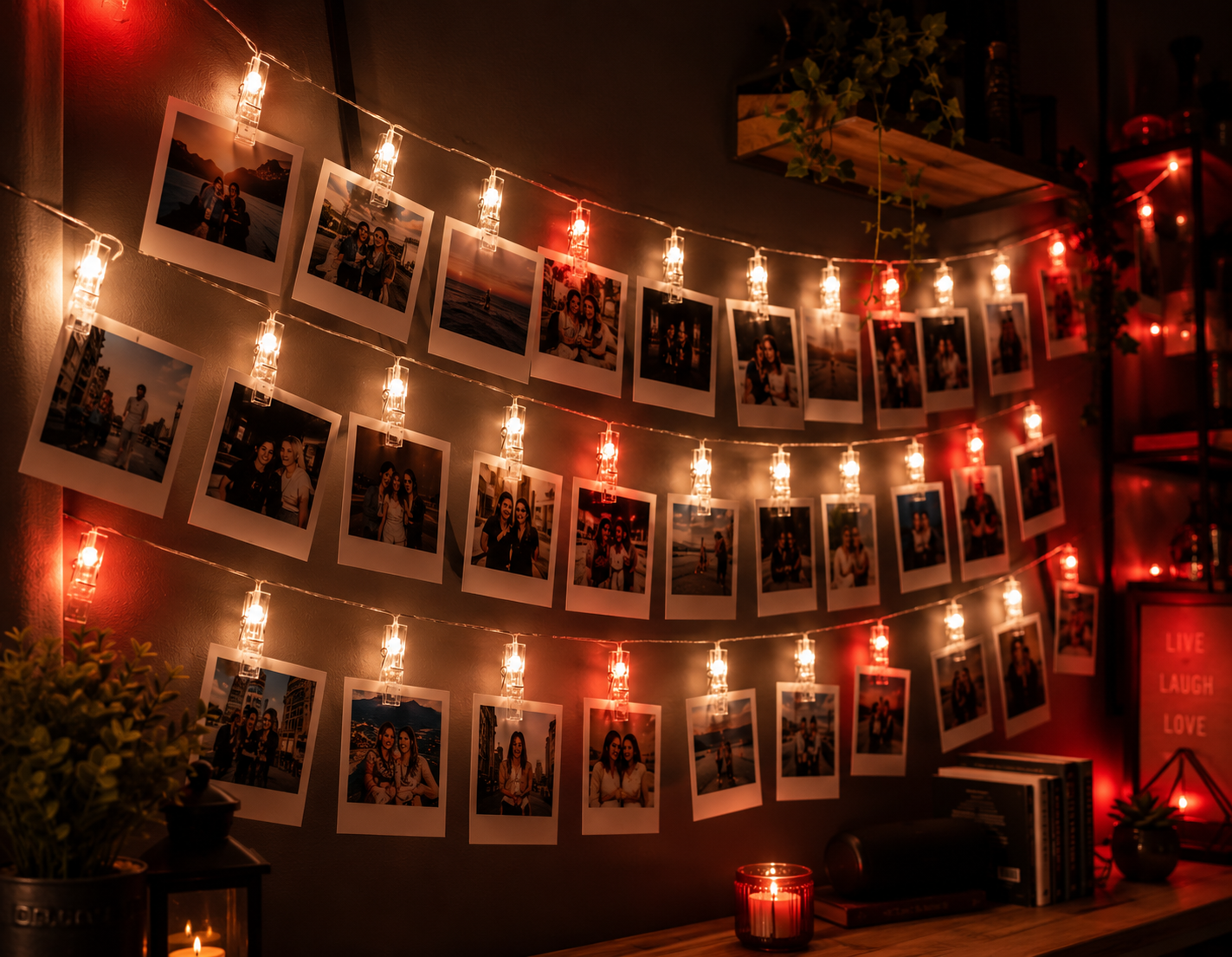 LED Photo Clip String Lights
