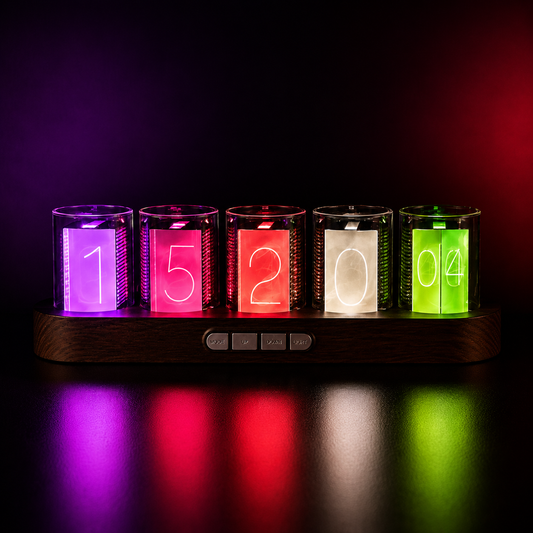 Retro LED Tube Clock